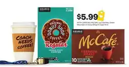CVS ALL McCafe, La Colombe, Green Mountain or Donut Shop K Cups 10 count offer