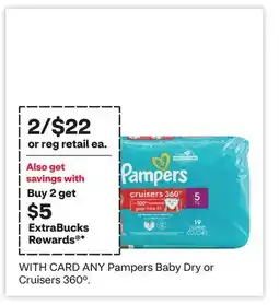 CVS ANY Pampers Baby Dry or Cruisers 360º offer