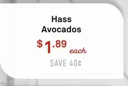 Standard Market Hass Avocados offer