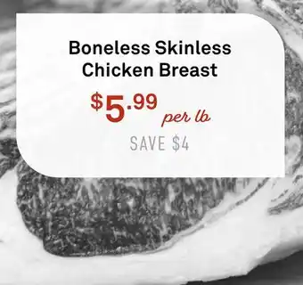 Standard Market Boneless Skinless Chicken Breast offer