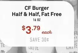 Standard Market CF Burger Half & Half, Fat Free offer
