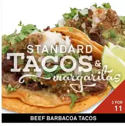 Standard Market BEEF BARBACOA TACOS offer