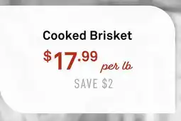 Standard Market Cooked Brisket offer