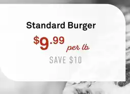 Standard Market Standard Burger offer