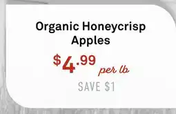 Standard Market Organic Honeycrisp Apples offer
