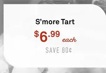 Standard Market S'more Tart offer