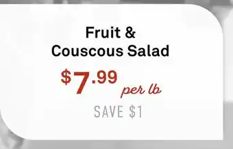 Standard Market Fruit & Couscous Salad offer