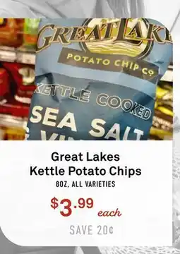 Standard Market Great Lakes Kettle Potato Chips offer