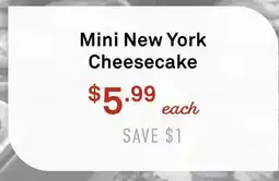 Standard Market Mini New York Cheesecake offer
