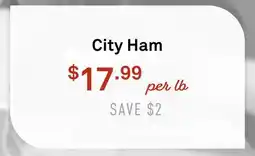 Standard Market City Ham offer