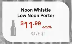Standard Market Noon Whistle Low Noon Porter offer