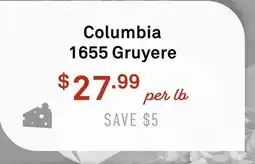 Standard Market Columbia 1655 Gruyere offer