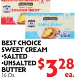 La Chiquita Food Market BEST CHOICE SWEET CREAM •SALTED •UN SALTED BUTTER offer