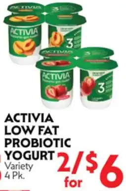 La Chiquita Food Market ACTIVIA LOW FAT PROBIOTIC YOGURT offer