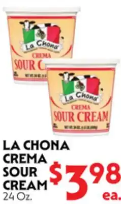 La Chiquita Food Market LA CHONA CREMA SOUR CREAM offer
