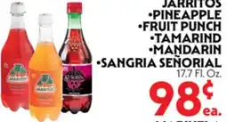 La Chiquita Food Market JARritos • PINEAPPLE • FRUIT PUNCH • TAMARIND • MANDARIN • SANGRIA SEÑORIAL offer
