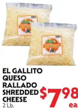 La Chiquita Food Market EL GALLITO QUESO RALLADO offer