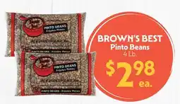La Chiquita Food Market BROWN'S BEST Pinto Beans offer