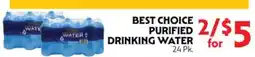 La Chiquita Food Market BEST CHOICE PURIFIED DRINKING WATER offer