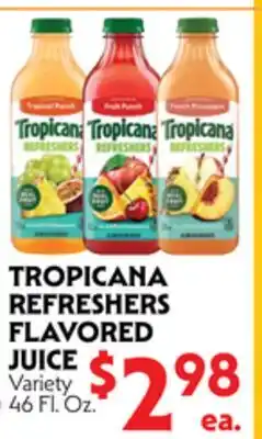 La Chiquita Food Market TROPICANA REFRESHERS FLAVORED JUICE offer