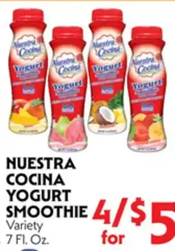 La Chiquita Food Market NUESTRA COCINA YOGURT SMOOTHIE offer