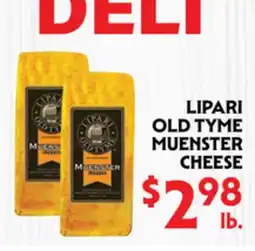 La Chiquita Food Market LIPARI OLD TYME MUENSTER CHEESE offer
