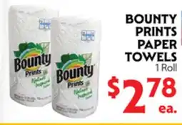La Chiquita Food Market BOUNTY PRINTS PAPER TOWELS offer