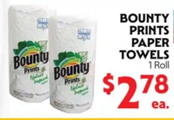 La Chiquita Food Market BOUNTY PRINTS PAPER TOWELS offer