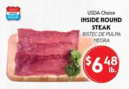 La Chiquita Food Market USDA Choice INSIDE ROUND STEAK offer