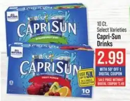 IGA Capri-sun drinks offer