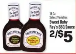 IGA Sweet baby ray's bbq sauce offer