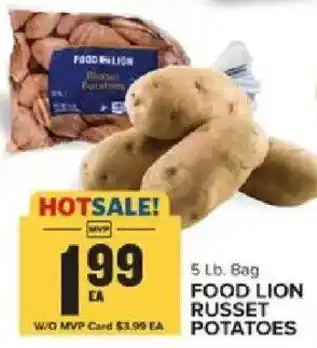 Food Lion Food lion russet potatoes offer