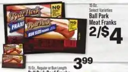 IGA Ball park meat franks offer