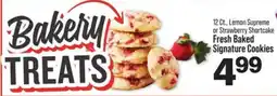 IGA Lemon Supreme or Strawberry Shortcake Fresh Baked Signature Cookies offer