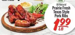 IGA All Natural Prairie Fresh Texas Style Pork Ribs offer