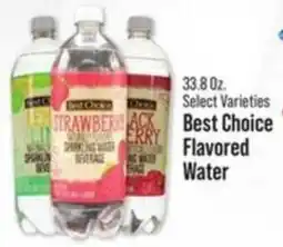 IGA Best choice flavored water offer