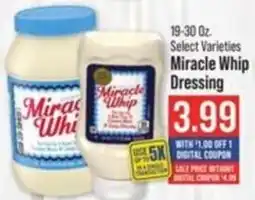 IGA Miracle whip dressing offer