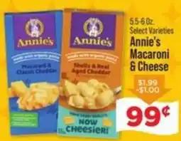 IGA Annie's Macaroni & Cheese offer