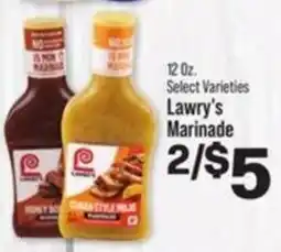 IGA Lawry's Marinade offer