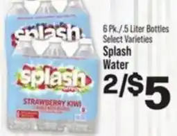 IGA Splash water offer