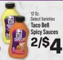 IGA Taco Bell Spicy Sauces offer
