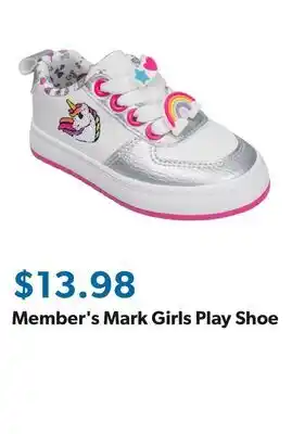Sam's Club Member's Mark Girls Play Shoe offer