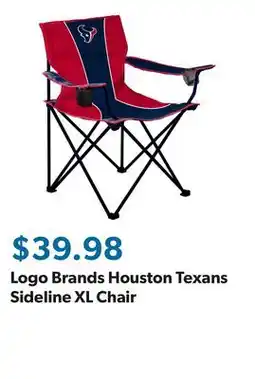 Sam's Club Logo Brands Houston Texans Sideline XL Chair offer