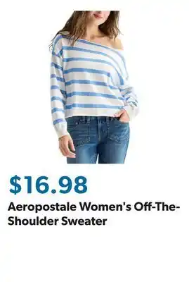 Sam's Club Aeropostale Women's Off-The-Shoulder Sweater offer