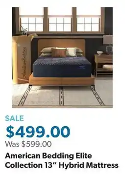 Sam's Club American Bedding Elite Collection 13 Hybrid Mattress offer