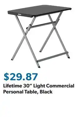 Sam's Club Lifetime 30 Light Commercial Personal Table, Black offer