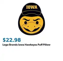 Sam's Club Logo Brands Iowa Hawkeyes Puff Pillow offer