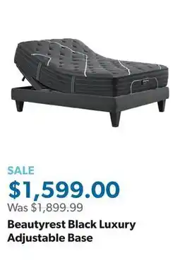 Sam's Club Beautyrest Black Luxury Adjustable Base offer
