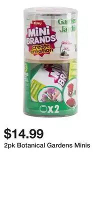 TJ Maxx 2pk Botanical Gardens Minis offer