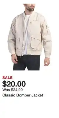 TJ Maxx Classic Bomber Jacket offer